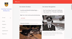 Desktop Screenshot of feuerwehr-bedburg-hau.de